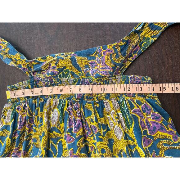 Cleobella Violette Mini Dress L Boho Off Shoulder Floral Sold At Free People - Picture 6 of 9